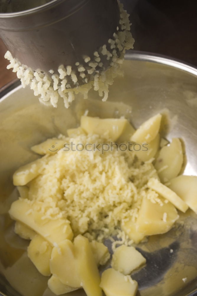 Similar – Image, Stock Photo red cabbage and dumplings as a traditinional german christmas dish