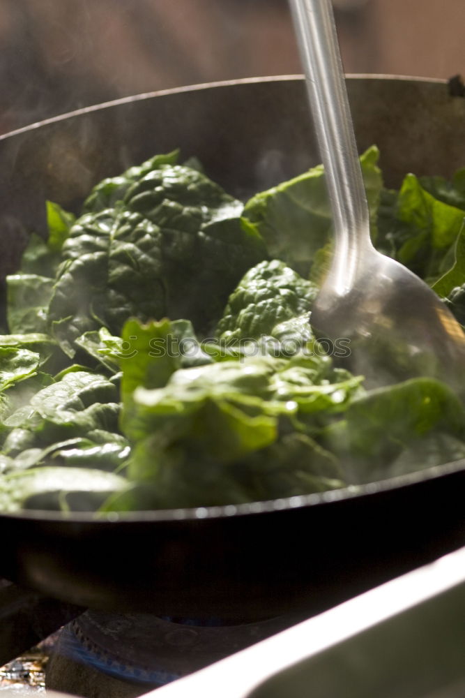 Image, Stock Photo kale washing winter superfood