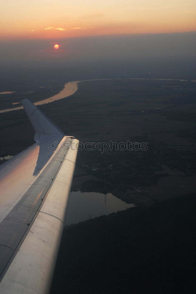 Similar – Image, Stock Photo Lake Tegel from the plane