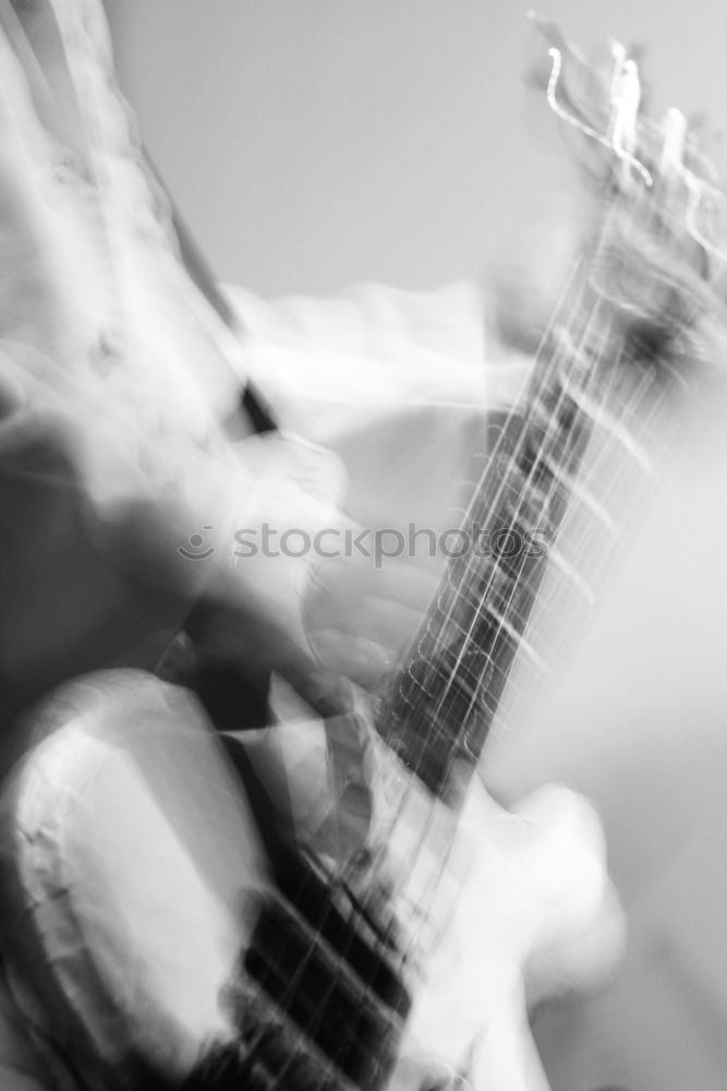 Similar – Image, Stock Photo Guitar Playing #1