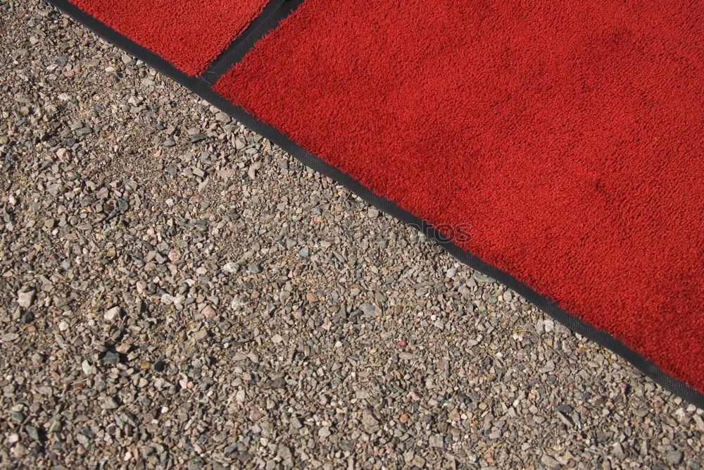 Similar – Image, Stock Photo Close up red carpet over grey concrete staircase