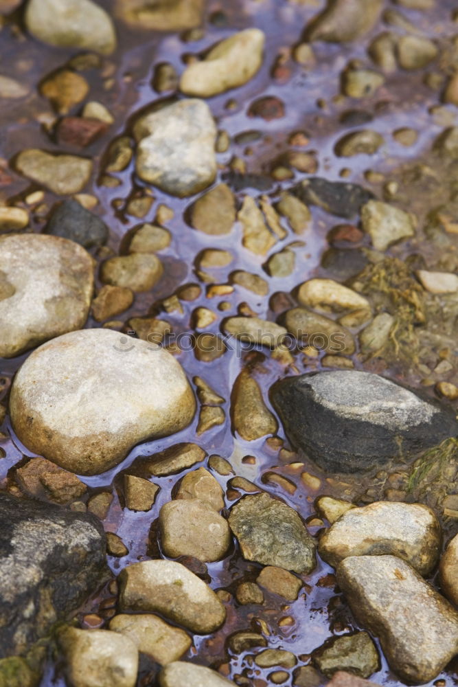 Similar – Stones in rust water Water