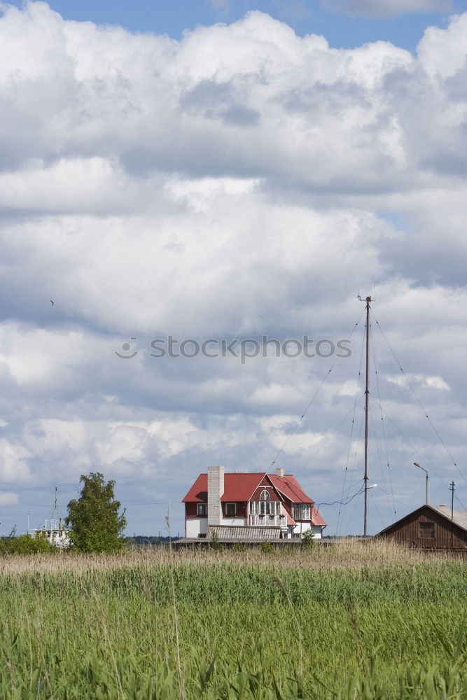 Similar – Image, Stock Photo sewage treatment plant Sky