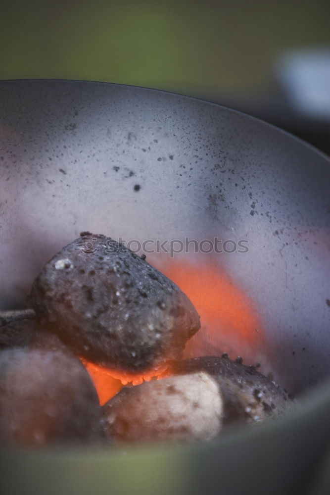 Similar – Image, Stock Photo fire in the earth Food