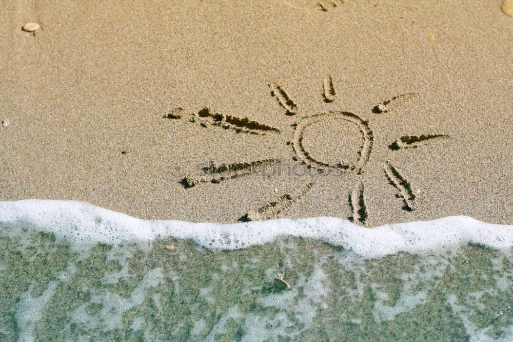 Similar – Image, Stock Photo Towel, floats, water gun and sunscreen on the beach