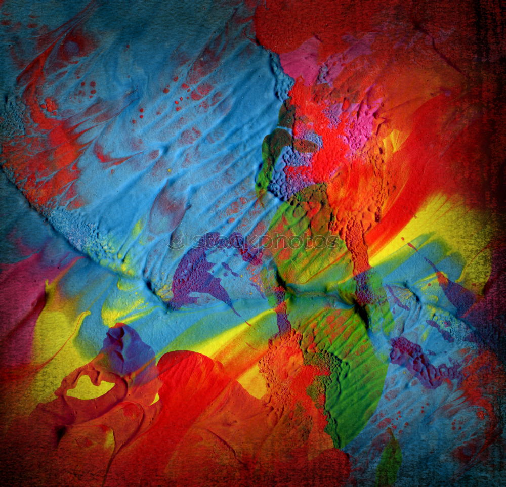 Similar – Image, Stock Photo Abstract flow of liquid paints in mix