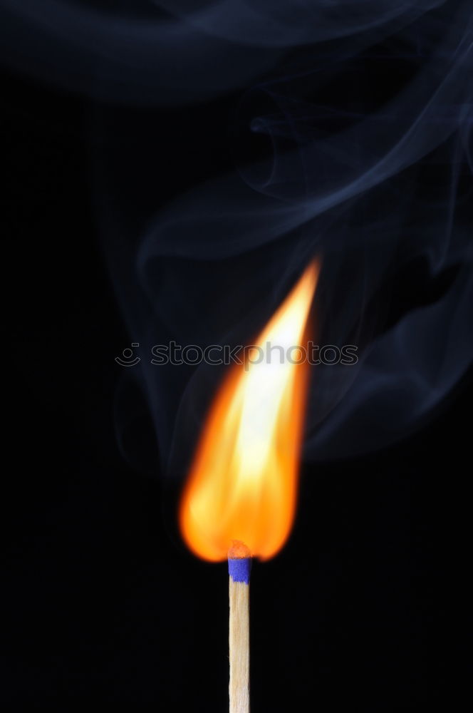 burning match Match Flame