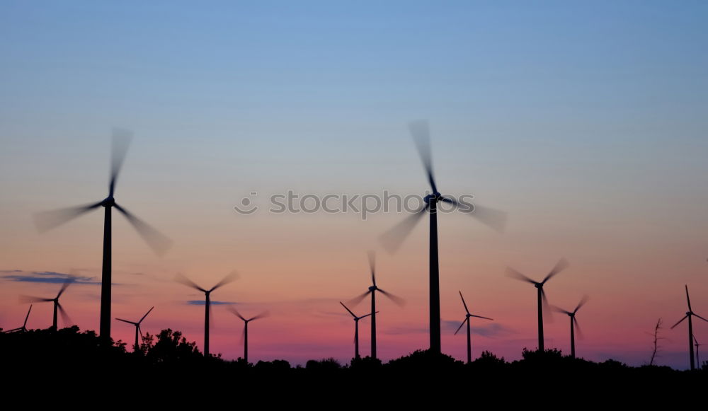 Image, Stock Photo Wind farm in Dithmarschen