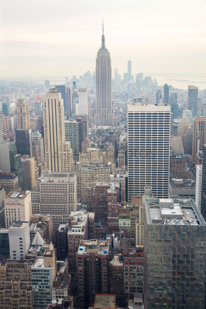 View from Rockefeller Center to Central Park, New York City