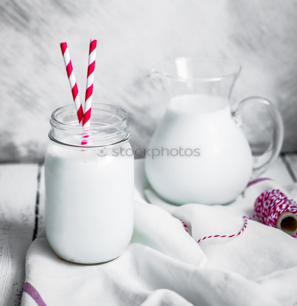 Similar – Image, Stock Photo Healthy breakfast in a glass