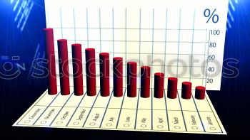 Similar – Image, Stock Photo Chart 5 diagram Statistics