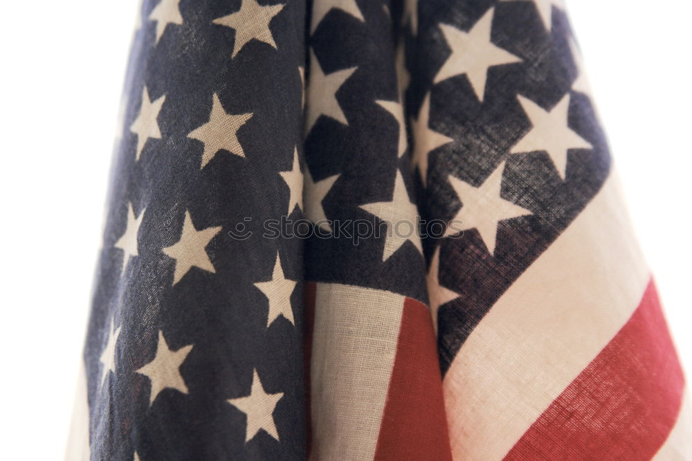 Similar – Image, Stock Photo Happy Independence day July 4th. American flag textile patch on a denim jacket and American pin