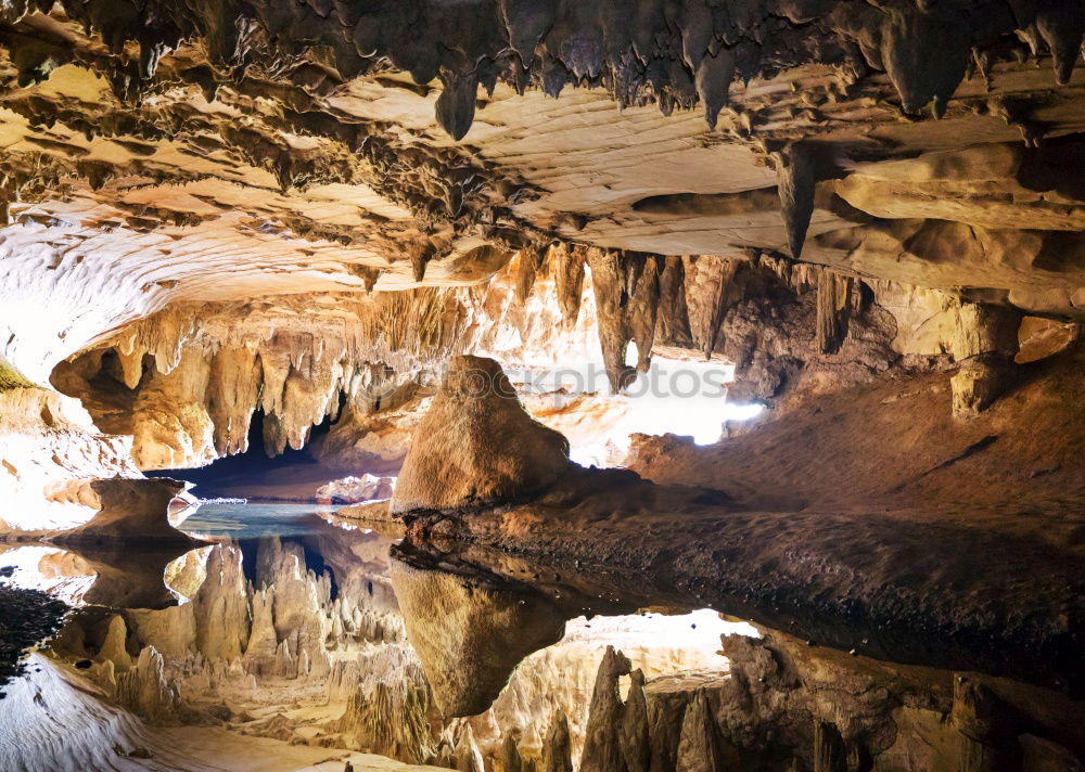 Similar – Canyon or lake ? Lava Cave