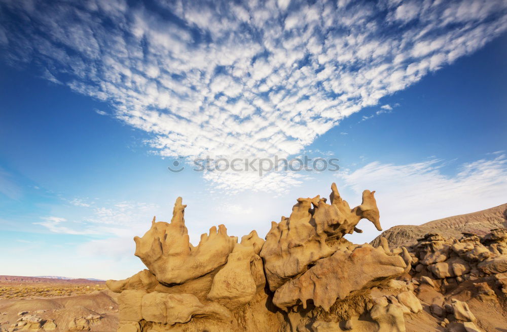 Similar – Image, Stock Photo Desert Landscape in Utah