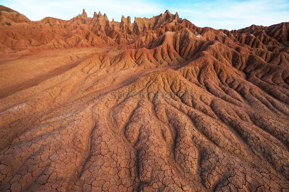 Similar – Image, Stock Photo Water near stone desert hills and blue sky