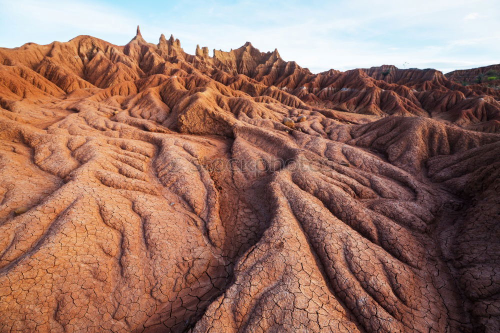 Similar – Image, Stock Photo Water near stone desert hills and blue sky