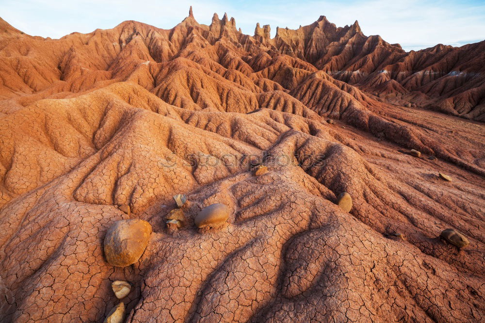 Similar – Image, Stock Photo Water near stone desert hills and blue sky