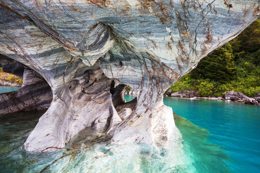 Similar – Image, Stock Photo bay with rocks, white sand beach and blue sea from above