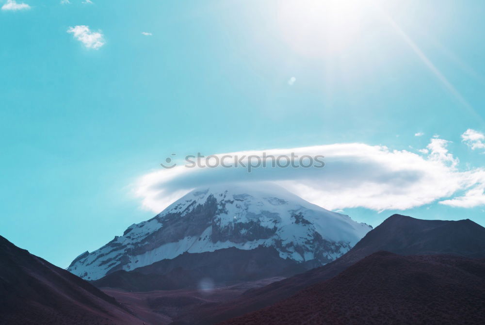 Similar – Image, Stock Photo View of the Bavarian mountains in front of clouds and sky