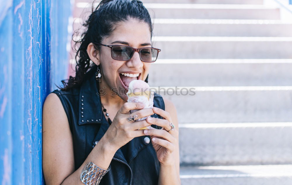 Similar – Image, Stock Photo Asian woman drinking from coconut