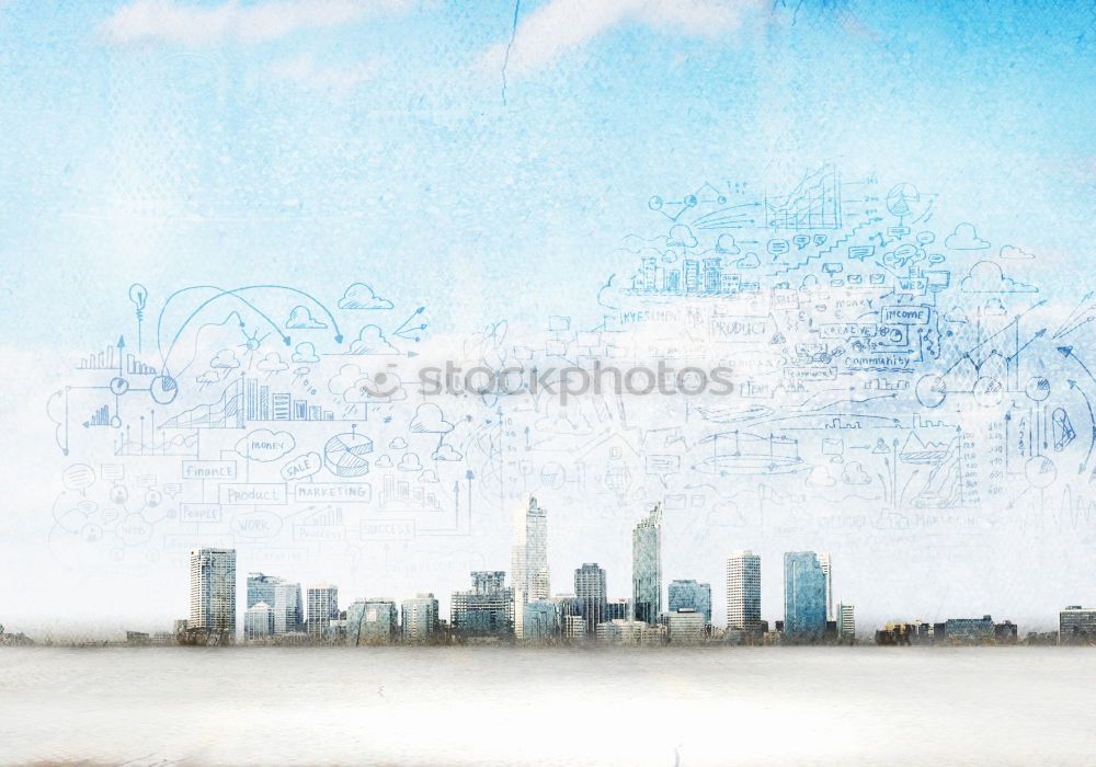 Similar – Berlin Skyline Horizont