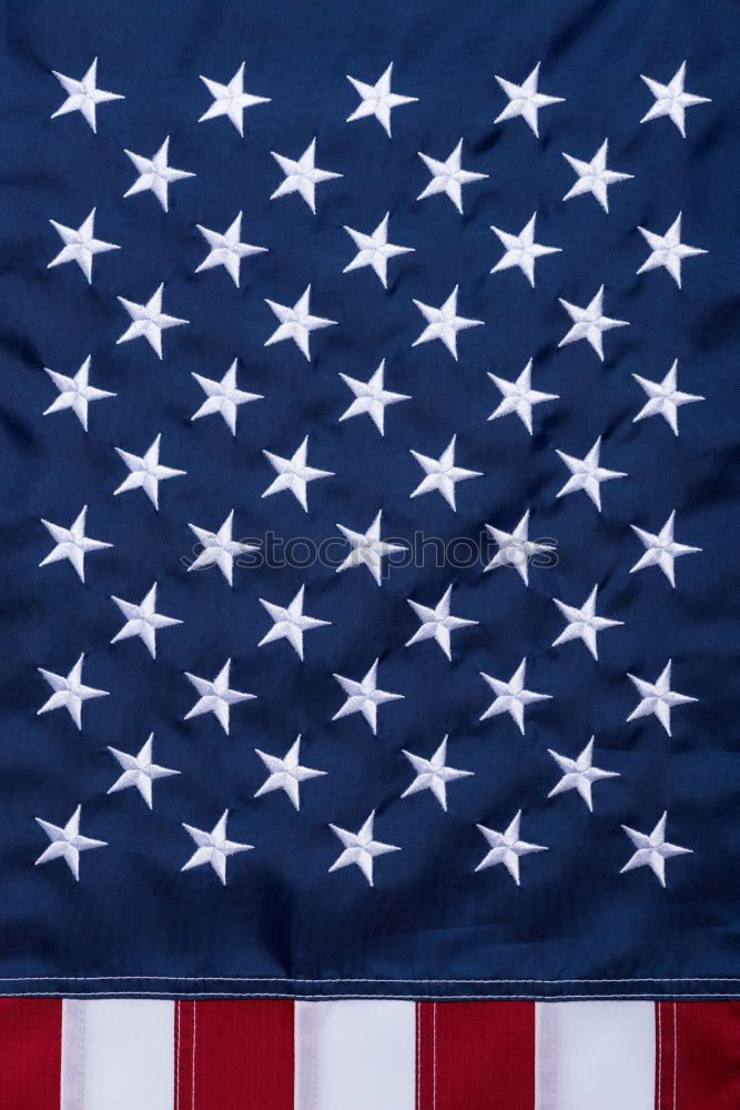 Similar – Image, Stock Photo Happy Independence day July 4th. American flag textile patch on a denim jacket and American pin