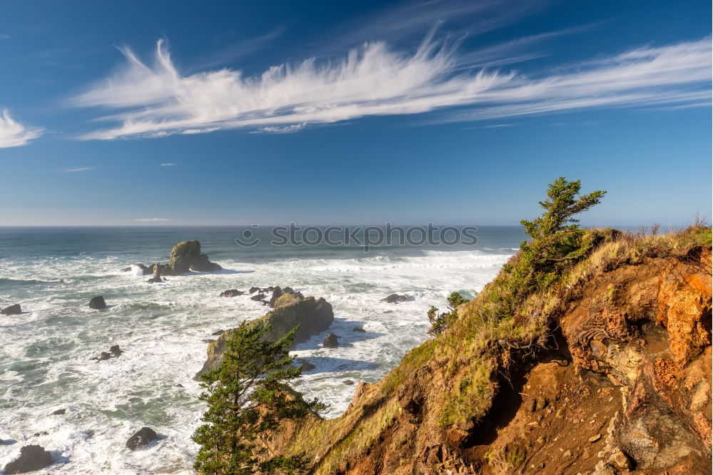 Similar – Image, Stock Photo View of the wooded cliffs of Logas Beach, Corfu