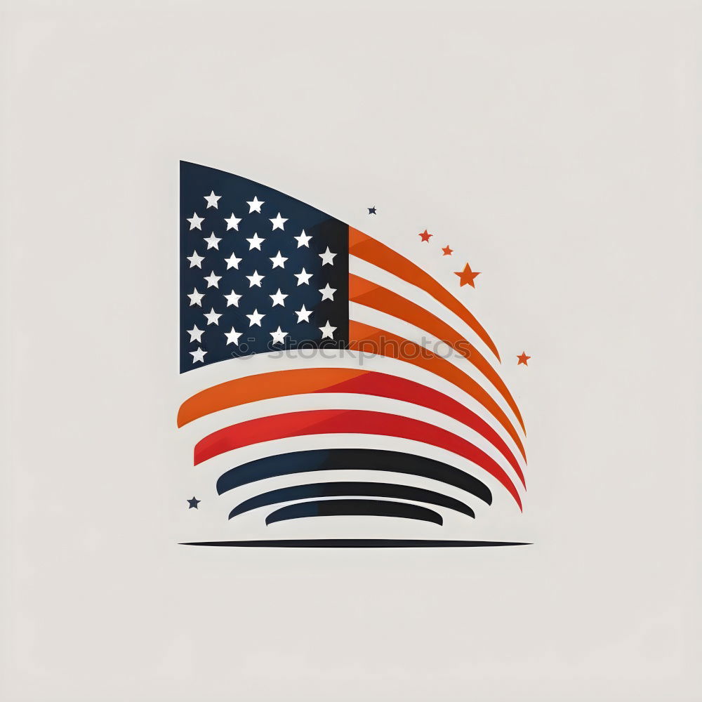 Similar – America Flag Sign