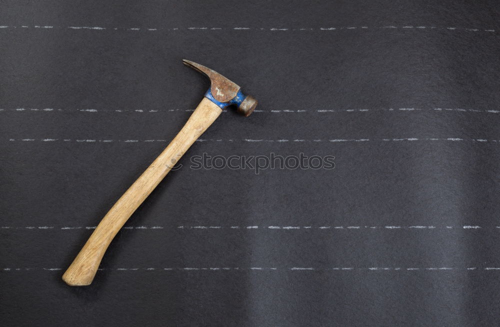 Similar – rolling pin on black wood as background