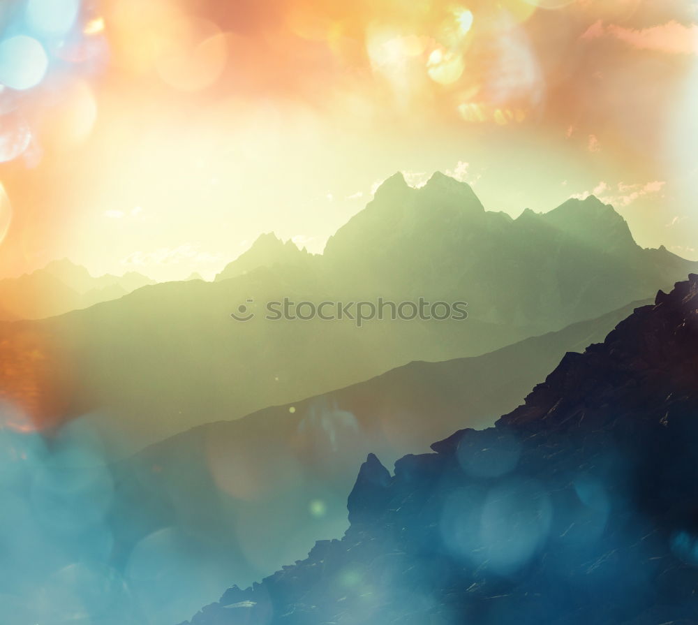 Similar – Image, Stock Photo Good morning dear summit