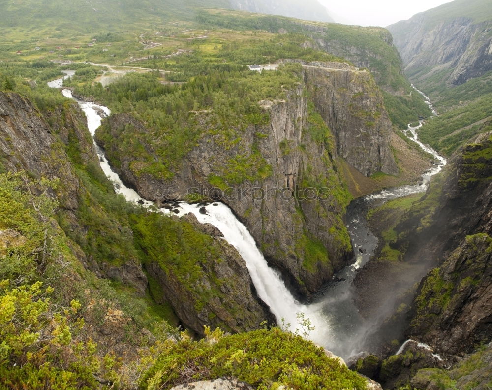 Similar – Vøringsfossen Waterfall, Norway