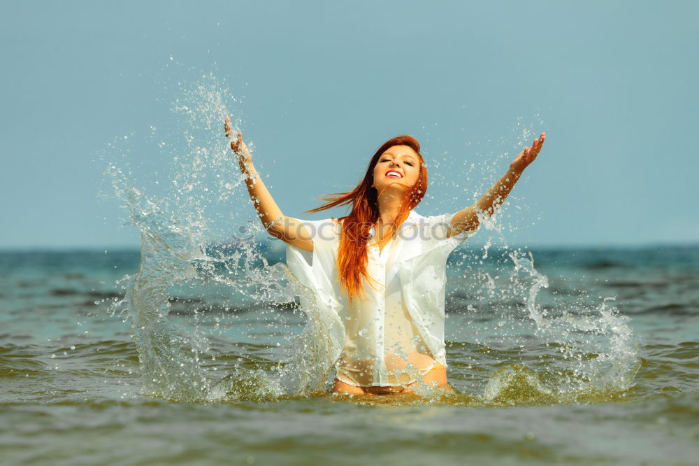 Similar – Wasserbogen Freude schön