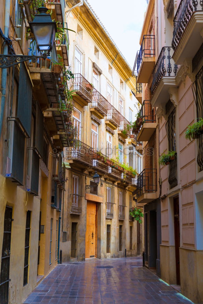 Image, Stock Photo Barcelona Street