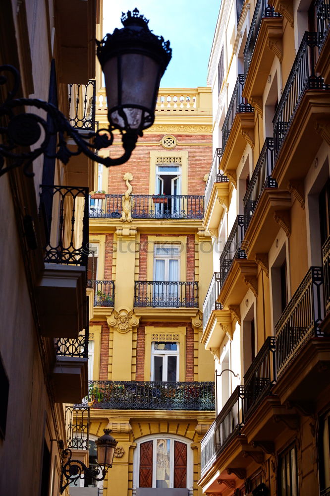 Similar – streets of barcelona