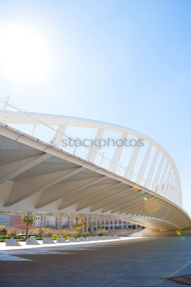 Similar – Brücke Hafen Laterne Beton