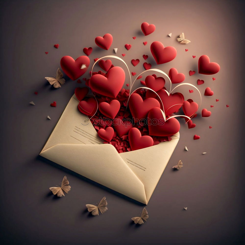 Similar – Image, Stock Photo loveletter (2)