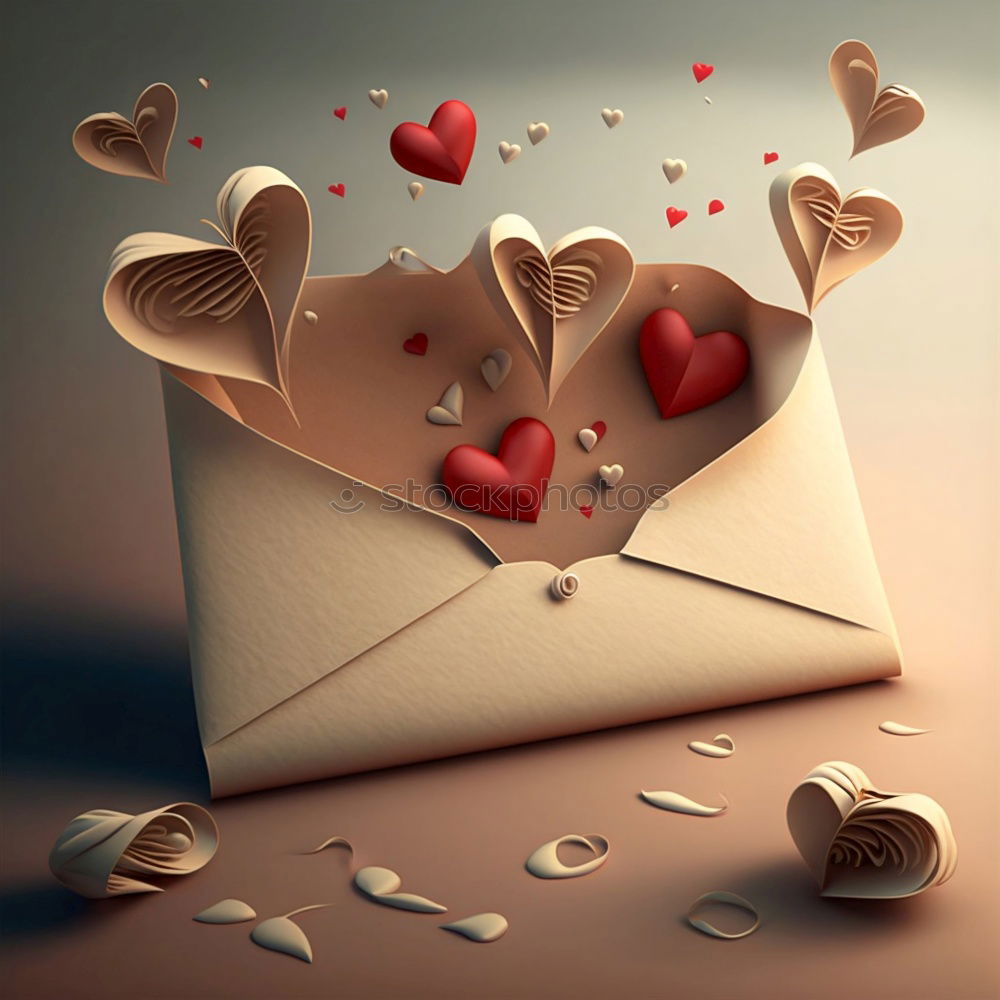 Similar – Image, Stock Photo loveletter (2)