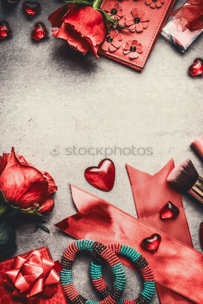 Similar – Image, Stock Photo Christmas background with red decoration