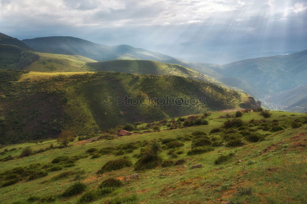 Image, Stock Photo green mountains