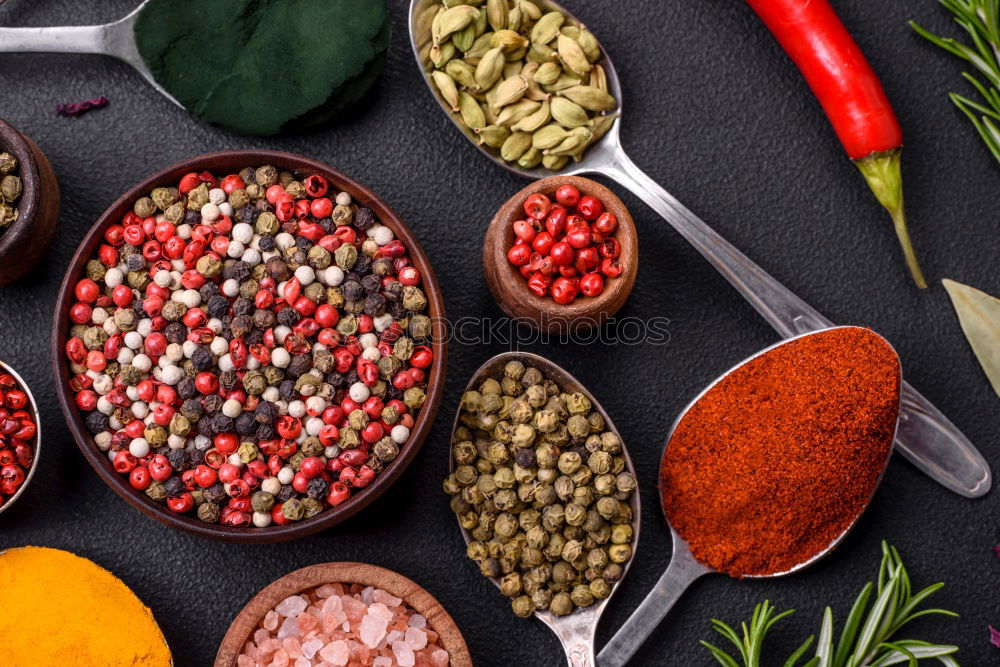 Similar – Image, Stock Photo Chickpeas and various healthy salad ingredients