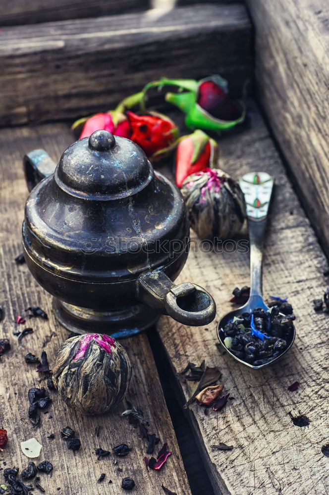 Similar – Image, Stock Photo Old salt and pepper mills on kitchen table