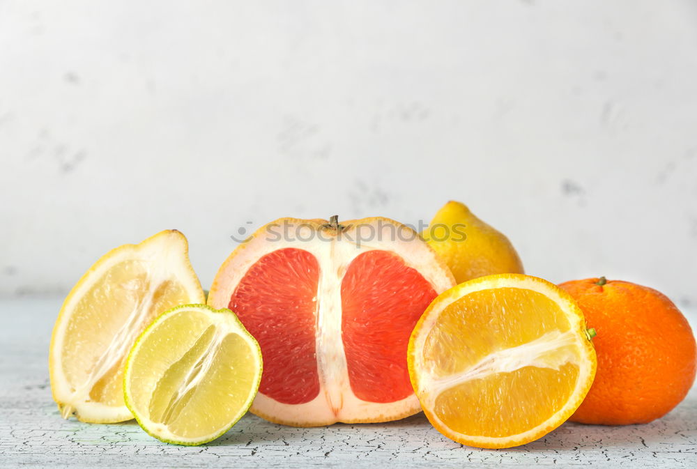 Similar – Image, Stock Photo Citrus fruits cut into slices