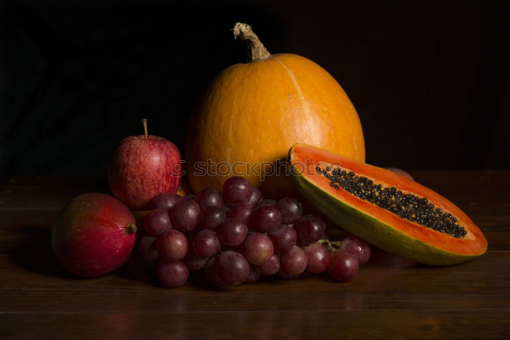 Similar – Image, Stock Photo late harvest Leaf Autumn