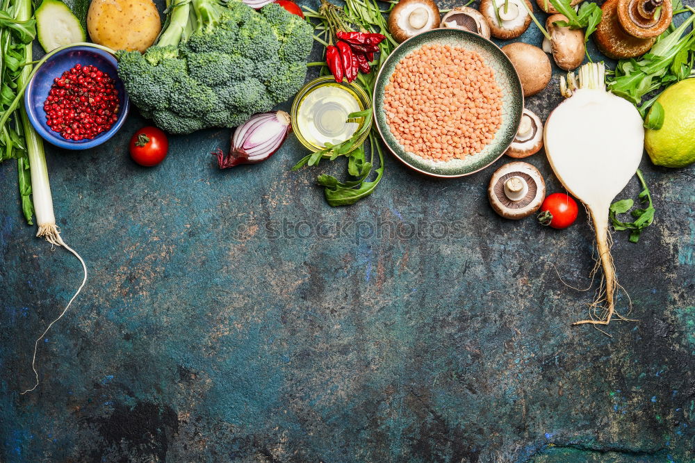 Image, Stock Photo Cooking with green cabbage