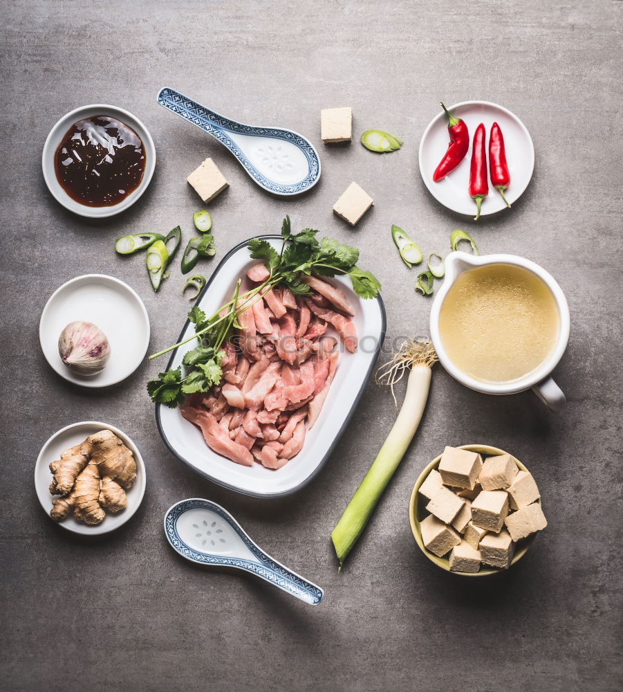 Similar – Image, Stock Photo Pot with meat stock Food