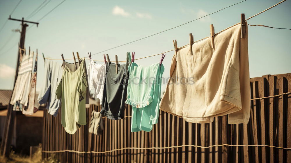 Similar – Image, Stock Photo Laundry on the line