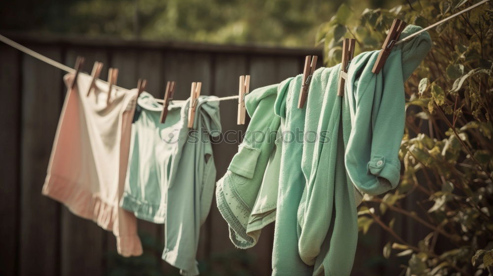 Similar – Image, Stock Photo Baby bibs on laundry