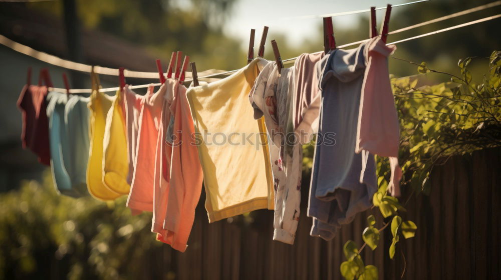 Similar – Image, Stock Photo Baby bibs on laundry