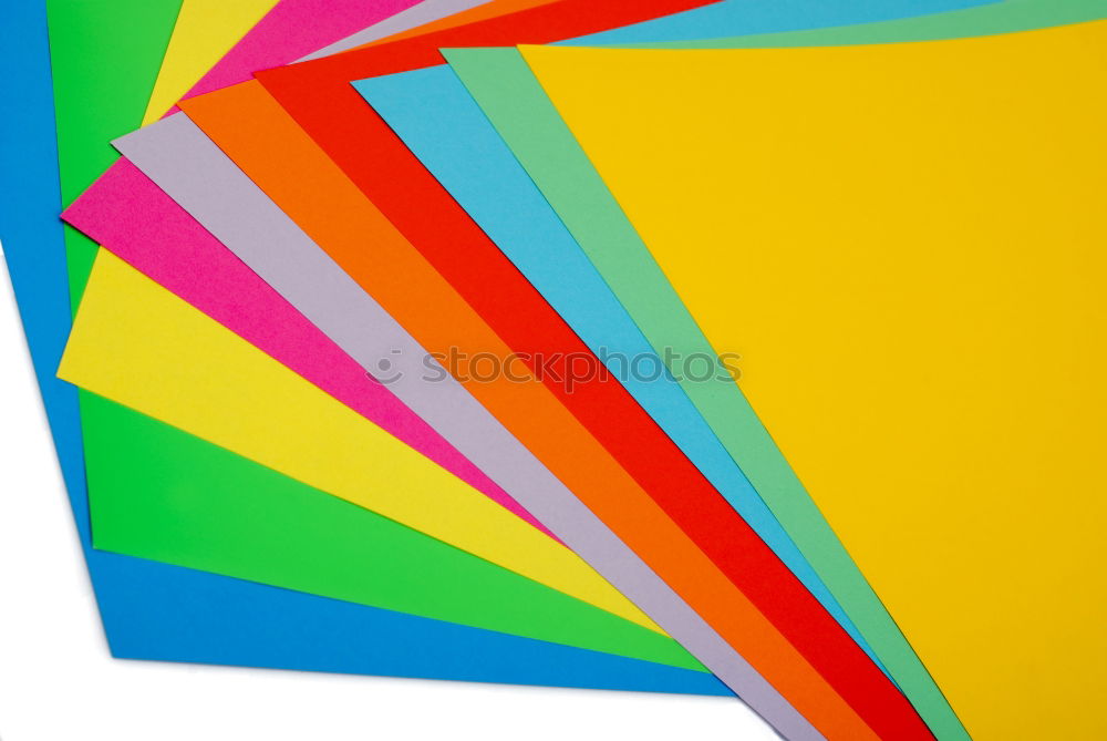 Similar – Image, Stock Photo Vibrant colors palette paper design. Geometric shapes.