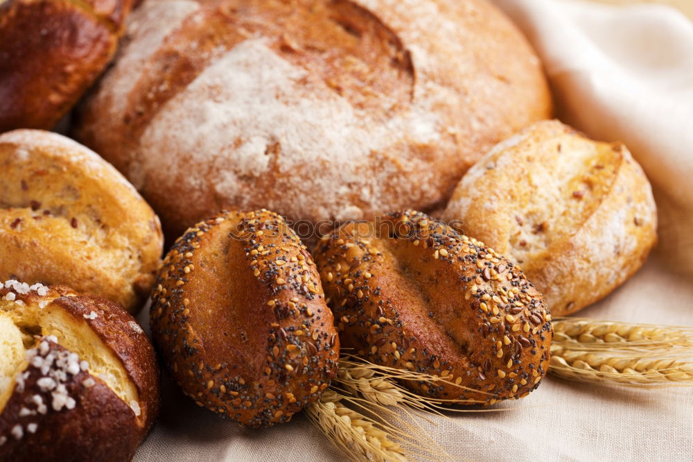 Similar – Many mixed breads and rolls.